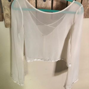 Mesh Longsleeve Crop